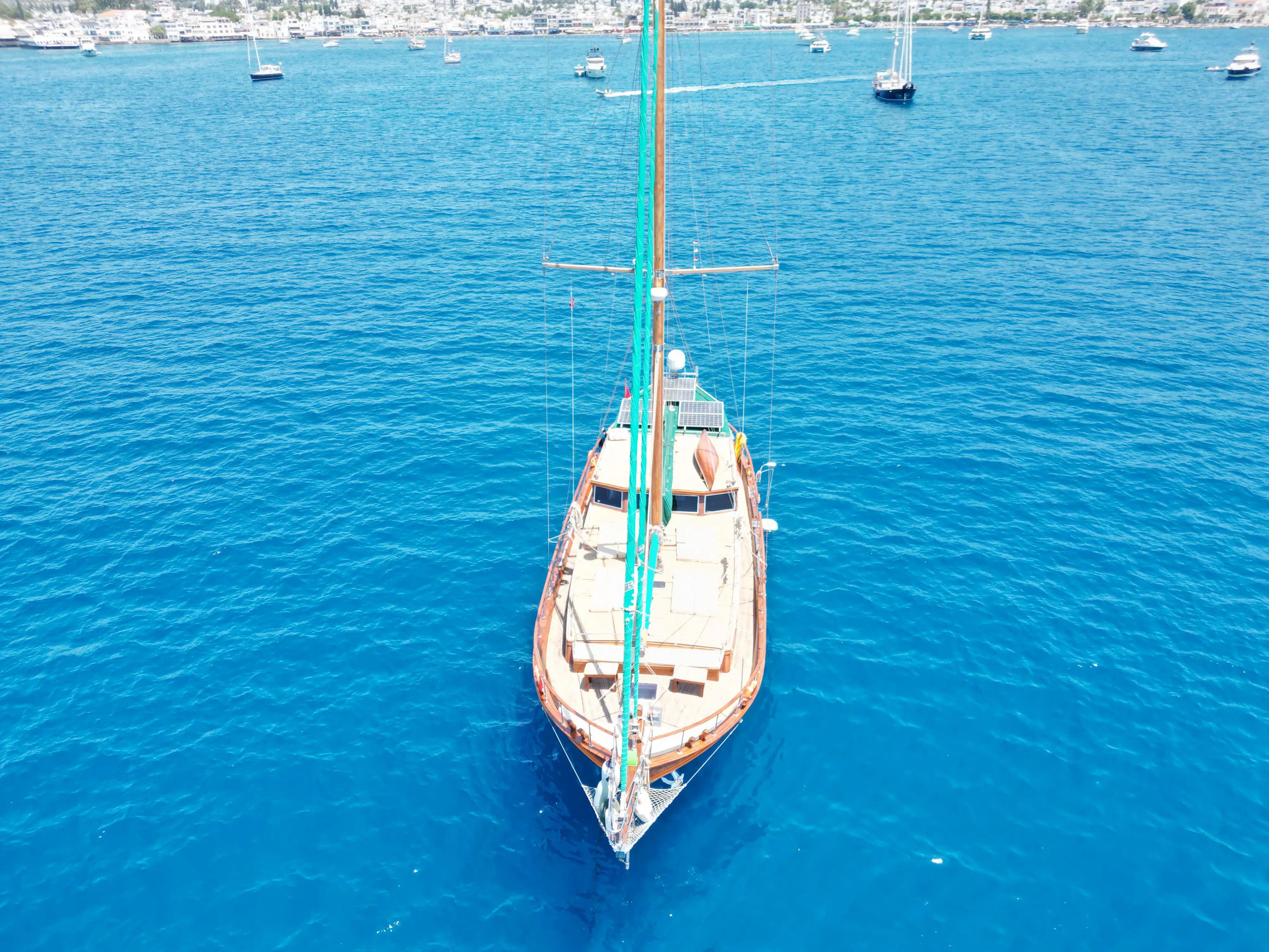 Wooden Sailing Yacht